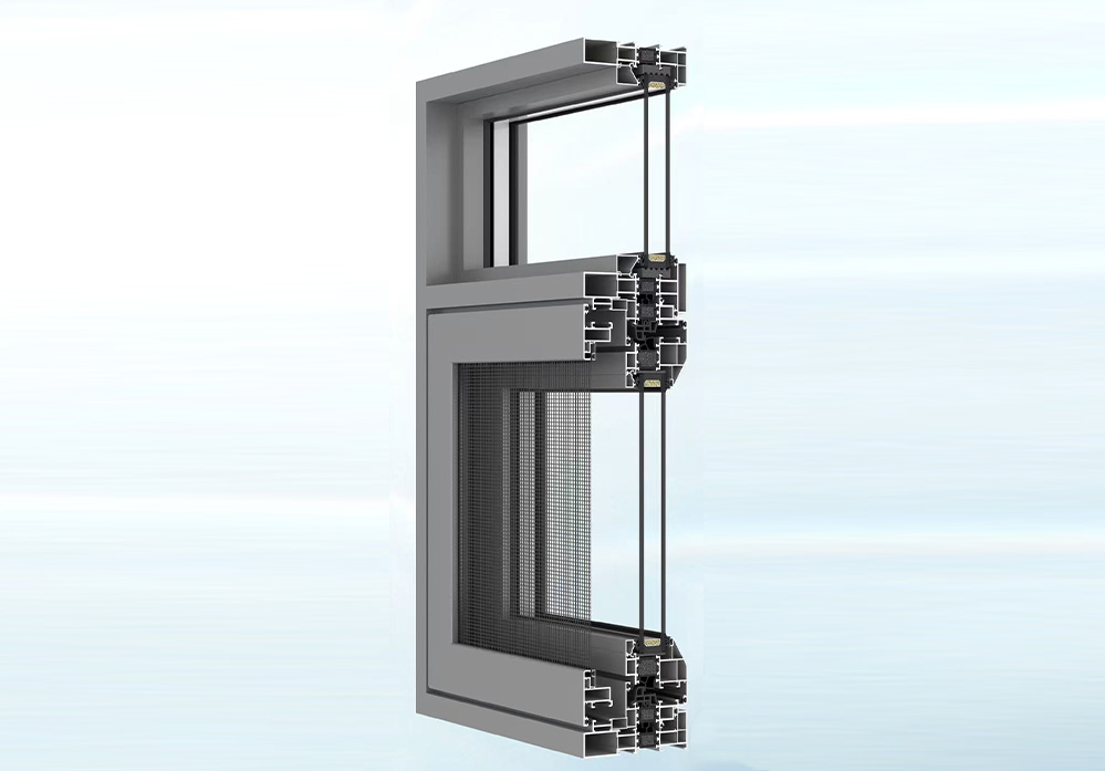 黑馬115外開(kāi)窗紗一體